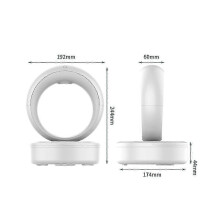 Anti-gravity Humidifier for Bedroom New Cool Mist Humidifiers, 680ml Air Humidifier with Night Lamp
