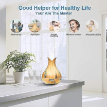 Mini essential oil diffuser, wooden portable humidifier, electric ultrasonic air purifier, scent spr