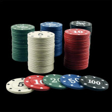100x Board Game Poker Chips Casino Game Recreation Money Set Professional Casino Poker Chips Set Entertainment Coins