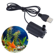 (Black) USB-Interface Pump for Pet Drinking Fountain Aquariums Set of 3 Motor Super Silenced Pump Garden Irrigation White