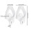 (Transparent) (Transparent) Silicone Bunion Corrector for Flat Feet & High Arches 2