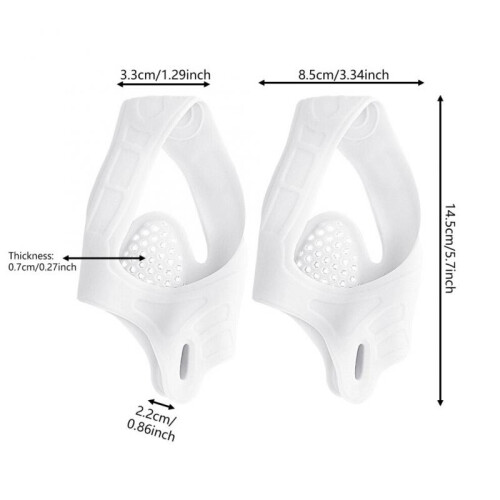 (Transparent) (Transparent) Silicone Bunion Corrector for Flat Feet & High Arches 1