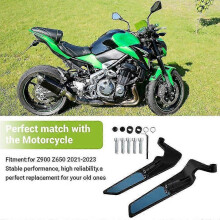 Motorcycle Mirrors Adjustable Rotating Rearview Mirror for Z650 Z900 2021-2023 Fixed Wind Wing Side Mirror