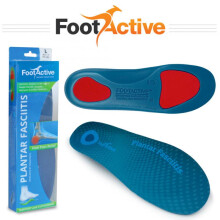 (Large (9 - 10½)) (Small (5 - 6½)) FootActive PLANTAR FASCIITIS insoles