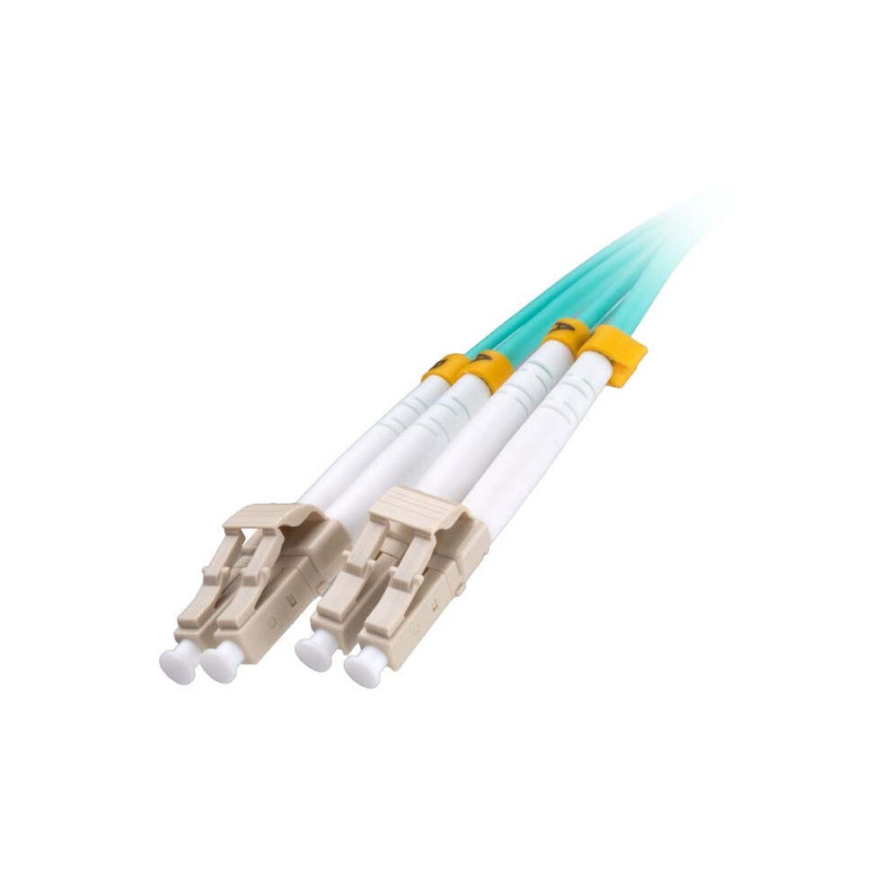 Cablenet 3M Om4 50/125 Lc-Lc Duplex Aqua Lsoh Fibre Patch Lead (Pk 12) 5056750345026