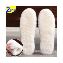 (42) (36) Australia Sheepskin Insoles Natural Real Fur Wool Cashmere Snow Boots Shoe Pad Women Children Wool Insoles Warm Winter Shoes