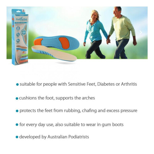 (Medium (7 - 8½)) (Medium (7 - 8½)) FootActive SENSI insoles 2