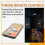 Wireless Switches 3-Speed Timing Remote Control for E27 Ceiling Fan Light 1-4h Timing Remote Control 10