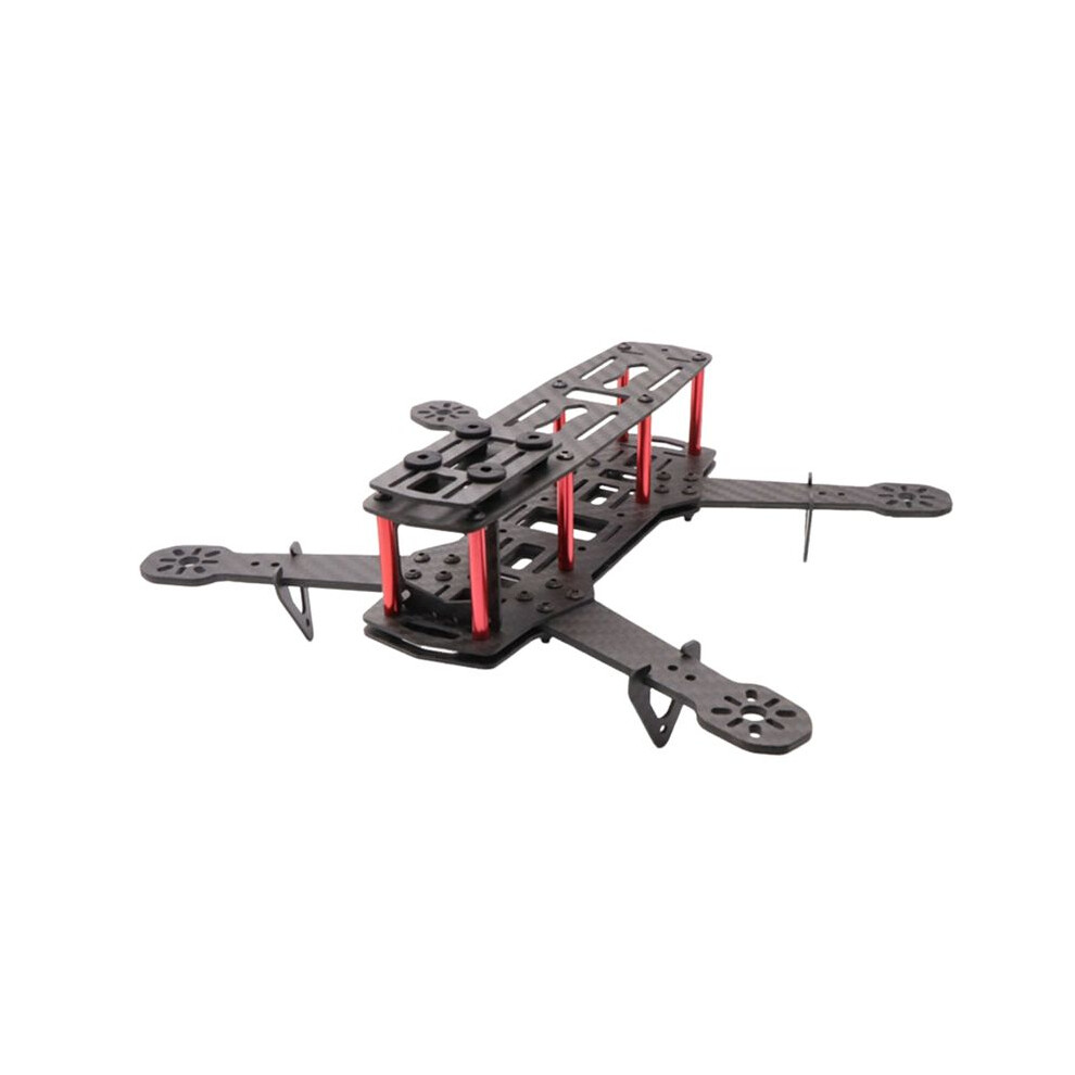 Qav250 Carbon Fiber Frame 4-Axis Rc Muticopter Fpv Quadcopter Drone Frame Unassembled Frame Black 6031925091884