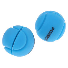 2 Piece Ball Tennis Squash Racquet Vibration Dampeners Shock Absorber Blue