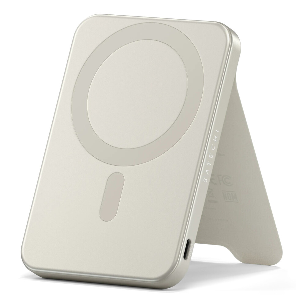 Satechi St-B5q2sw Power Bank 5000 Mah Wireless Charging Sand 810086362189