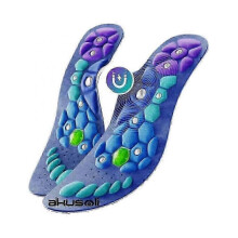 (S, One size) (M, One size) Akusoli | Magnetic Acupressure Shoe Insoles for Pain, Feet Fatigue Relief New_10620