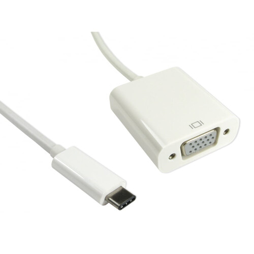 CMS Cables 15CM USB TYPE C M - VGA F ADAP