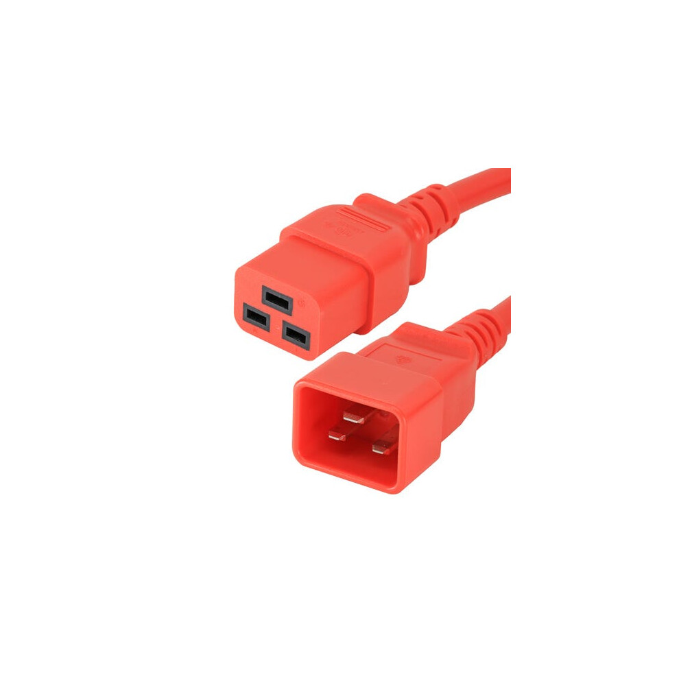 Cablenet 1M C20 - C19 Pvc 1.5Mm Power Lead Red 5056750307239