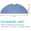 4Pcs Vacuum Mop Replacement Pads for  T7 T7  S7 Reusable Floor Expert Wet Replacement Microfiber Soft Pad 2
