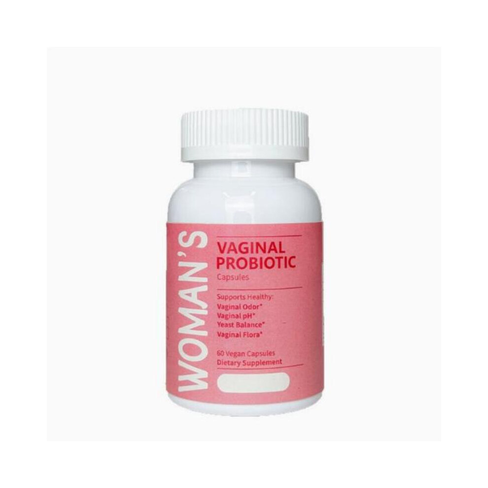 (60 Count (Pack of 2)) Womenâs Vaginal Probiotic 100 Billion CFU Capsules For pH Balance & Urinary Tract Support