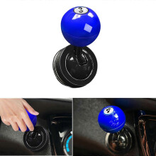 (Red) Car Push to Start Button Rockers Car Button Start Lever Car Engine Start Stop Button Joystick Interior Decorations