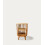 Japandi Solid Wood 2-Tier Round Slatted Side Table 2