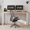 55 inch Computer Desk Computer Table Writing Desk Workstation Office Desk 8