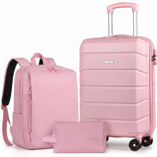 3 PCS Suitcase Set,Suitcase,Backpack,Toiletry Bag