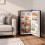 Living And Home 93L Under Counter Fridge Freestanding Refrigerator with Cooler Box 1