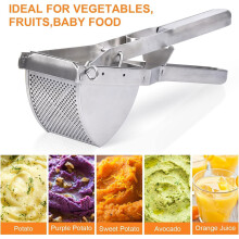 Potato Ricer Masher Stainless Steel Fruit Vegetable Puree Juice Food Presser