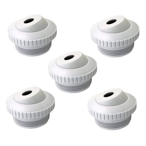 Pool Spa 1/2Inch Opening Hydrostream Return Jet Fitting SP1419C with 1-1/2Inch MIP Thread Replacement SP1419C(5PCS)
