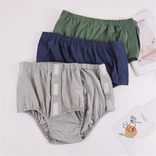 (M, Green) Post Surgical Underwear Tear Away Briefs Breathable Breakaway Pants Panties Reusable Incontinence Underpants for Women Purple XL
