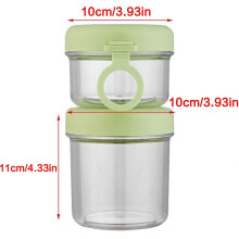 (Purple) Portable Breakfast Cup with Lid and Spoon for Students Office Worker and Traveler Seeking Convenience and Quality
