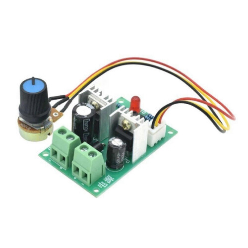 Compactly PWM Speed Controller 3A Motor Driver Module Adjustable 0 To 100Speed Control DC12V-36V Input for Devices Multicolor