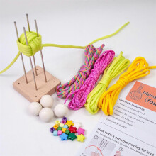 (Combination 4) Monkey Fist Making Kits Monkey Fist Umbrella Rope Ball Weaving Kits Monkey Fist Paracord DIY Set for Bag Decoration