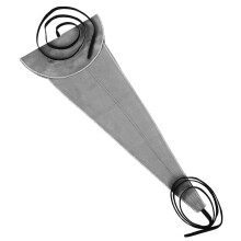 (Gray) 3Pcs Sax Saxophone Cleaning Cloth Tube Inside Clean Rag Pull Through Cleaning Cloth Instrument Cleaner for Inside Tube  Orange