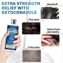 Anti-Dandruff Shampoo with 1% Ketoconazole, Fresh Scent,300ml