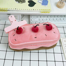 (1) Fruit Cake Pencil Pouches Big Capacity Pencil Case Travel Makeup Bag for Children Student Women School Office Travel Multicolor