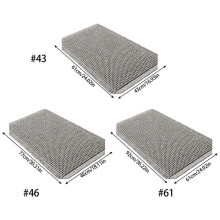 (46x77cm, brown) Antislip Rubber Backed Entrance Doormat Carpet for LivingRooms Bedroom Balconies Rugs Grey 43x61cm