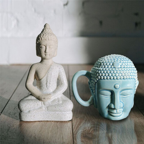 Coffee Cup Tathagata Buddha Shape Durable Buddha'S  Cup Buddha  Cup Ceramic Cup 2