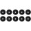 Rubber Anti Vibration Isolator Absorber Base Foot Pad 20Pcs Black 8