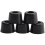 Rubber Anti Vibration Isolator Absorber Base Foot Pad 20Pcs Black 9