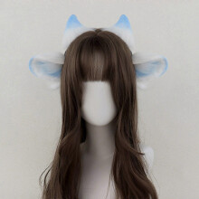 (Camel white) Elastic Ears Headband Festival Costume Headband Masquerades Hairpiece for Cosplay and Party Wear  Camel white
