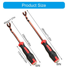 (6 inches) Auto Door Panel Car Fastener Trim Rivet Removal Pry Auto Trim Removal Clip Plier Car Plastic Fastener Push Pin Removal 6 inches
