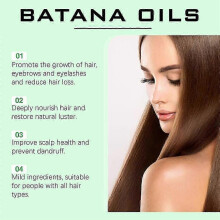 (3pcs) Batana Oil Advanced Essential Oil For Hair Growth Eyebrows Eyelashes Stimulates Hair Growth Moisturizes Hair Scalp Strengthens Hair