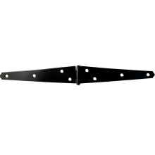 (5) Black Shed Door Gate Hinges with Screws Heavy Duty Strap Hinges Replacement for Fence Wood Gate Cabinet Door Enduring  2