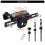 (2815 eccentric wheel) Adjustable Clamping Dowel Jig Drill Set Carbon Steel Double Sided Positioning Features Equidistant Drilling Adjustment 1
