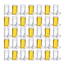 36 Sztuk 1 OZ Przezroczyste Okulary Kowbojskie  Kowbojskie Buty Typu Shot Glasses Plastikowe Kowbojskie Okulary Zachodnie Przezroczyste