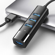 (Type C, 30cm) USB C/USB Extension Cable USB Splitter USB C/USB Male to 4 Port USB3.0 Extension Cord USB Splitter Cable for Phone