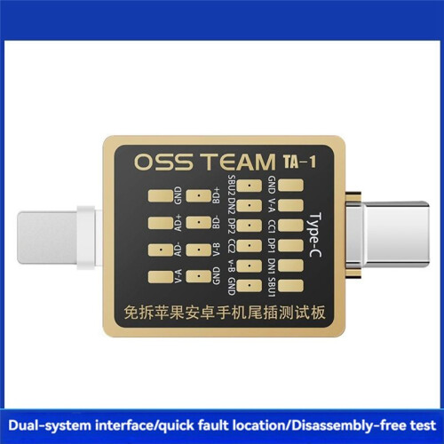 OSS TEAM Mobile Phone Tail Plug Test Board Without Removal for  Type-C Interface Fast Charging Detection Tool 1