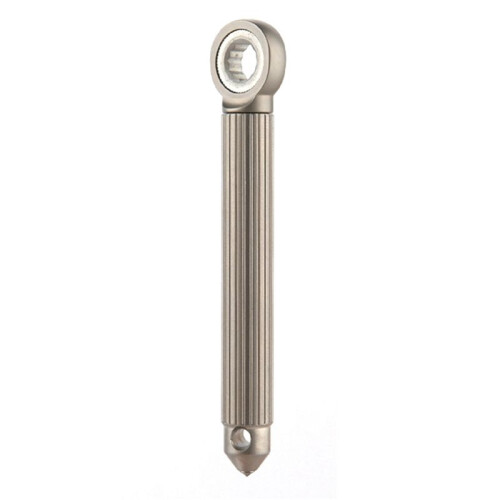 Outdoor Titanium Multi-Function EDC Tool Wrench Flathead Screwdriver Phillips Screwdriver Portable Keychain 2