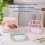 Double Layer ABS Embroidery Stand Hoop Desktop Handmade  Frames for Poking, French Embroidery A 8