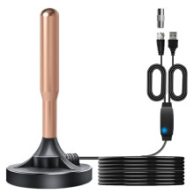 4K Luxe Gouden High-End Digitale TV-Antenne-Ontvanger voor Binnen en Buiten, Verbeterde HDTV-Antenne, Digitale Hoge Definitie