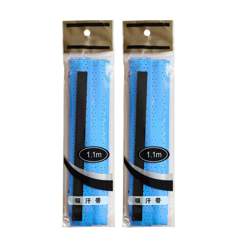 2pcs High Performances Pickleballs Handle Wrap Sleeve Anti Slip Ridges Design Blue